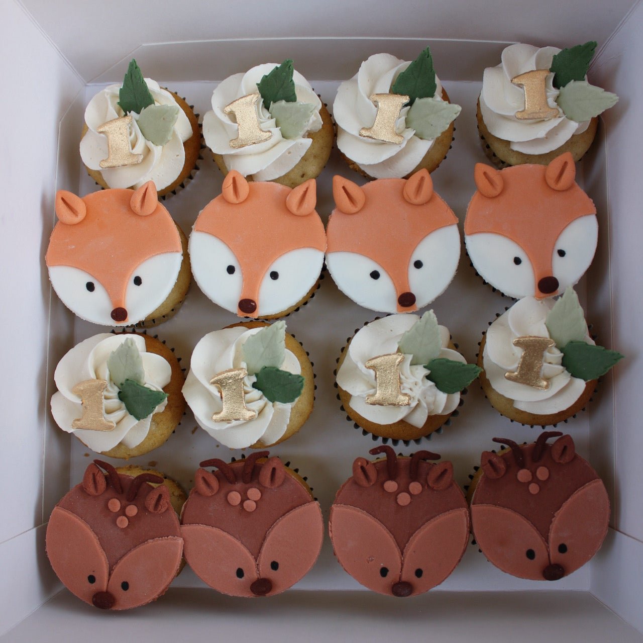 Mini Cupcakes Animales del Bosque