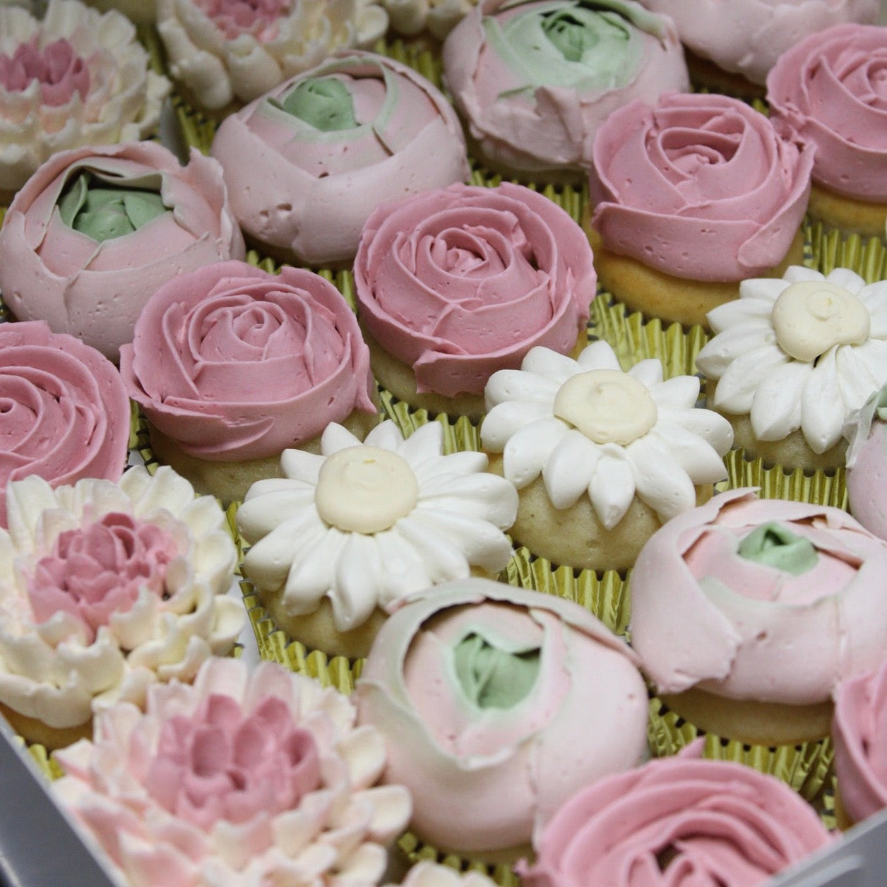 Mini Cupcakes Flores