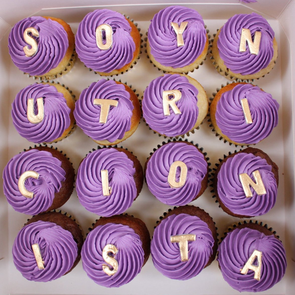 Mini Cupcakes Letra