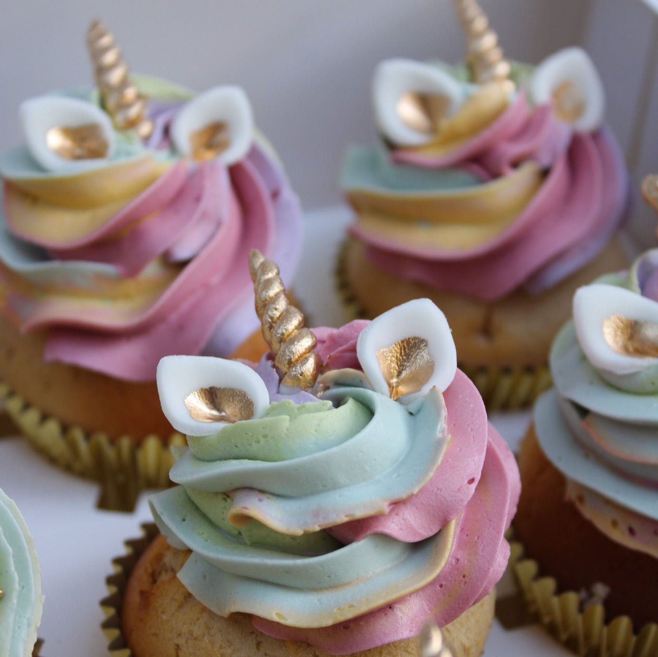 Cupcakes unicornio