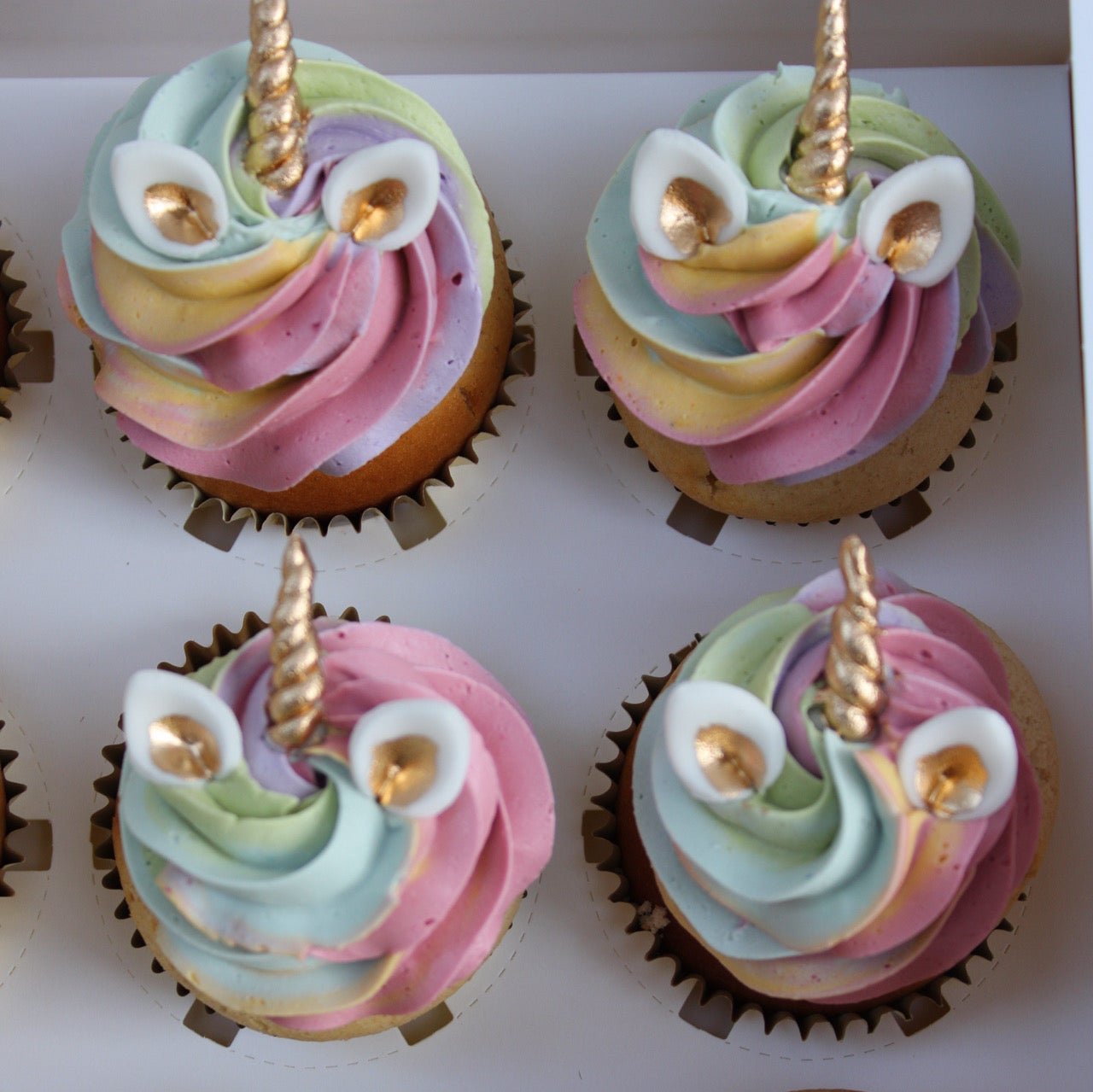 Cupcakes unicornio
