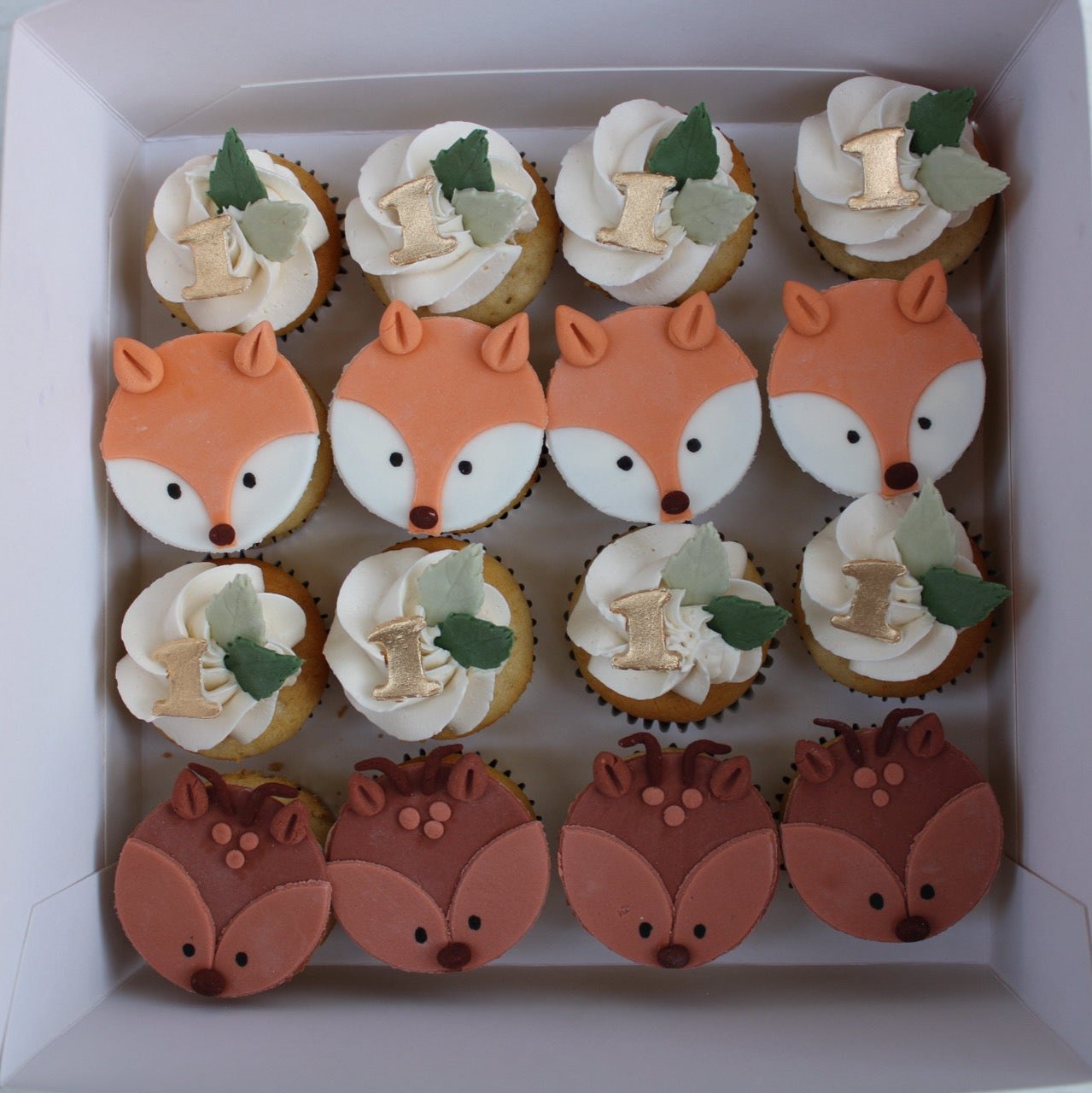 Mini Cupcakes Animales del Bosque