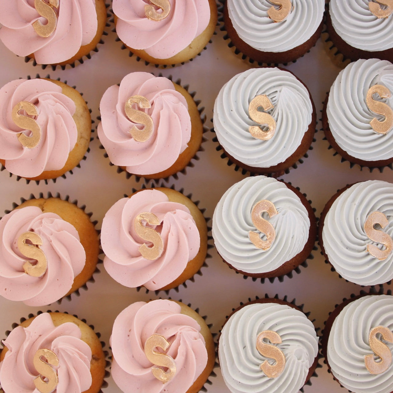 Mini Cupcakes Letra
