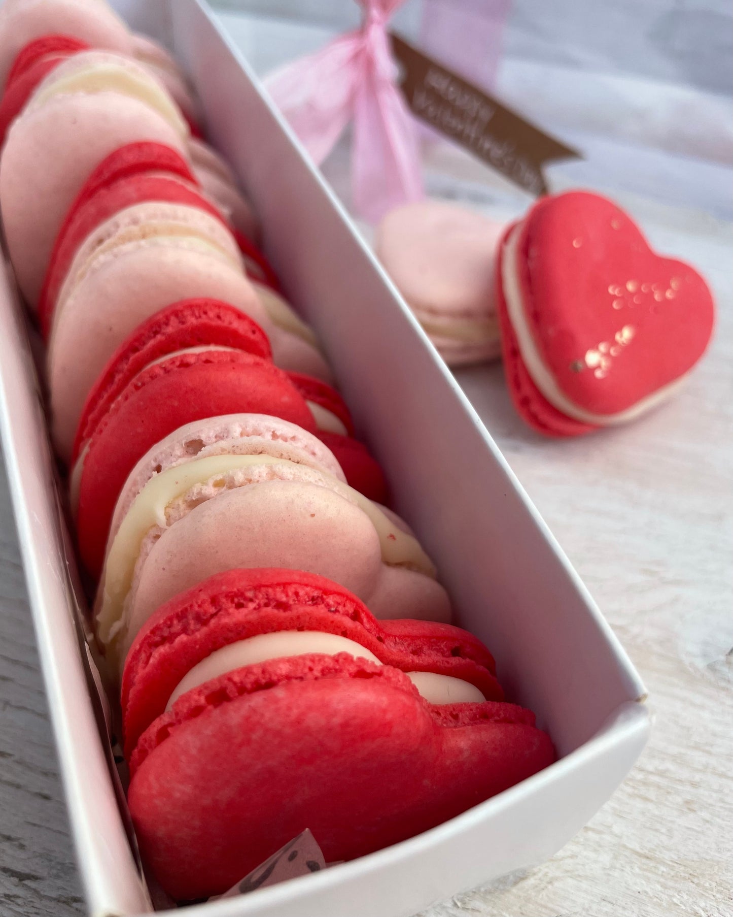 Macarons corazón