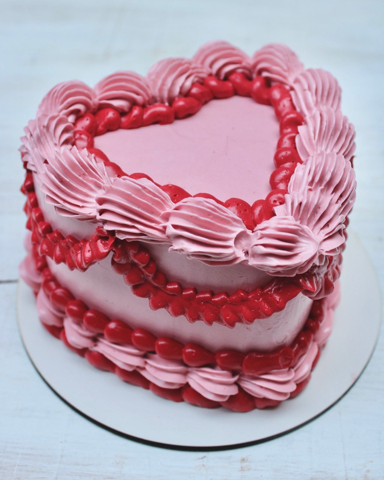 Torta corazón especial 14F